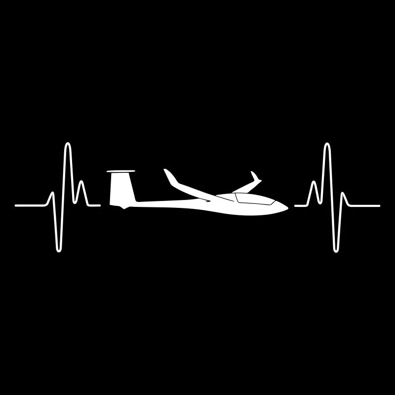 Heartbeat vector glider pilot glider pilot