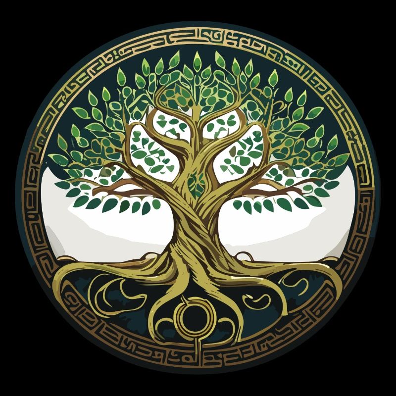 Baum des Lebens Wikinger Midgard Thor Walhalla