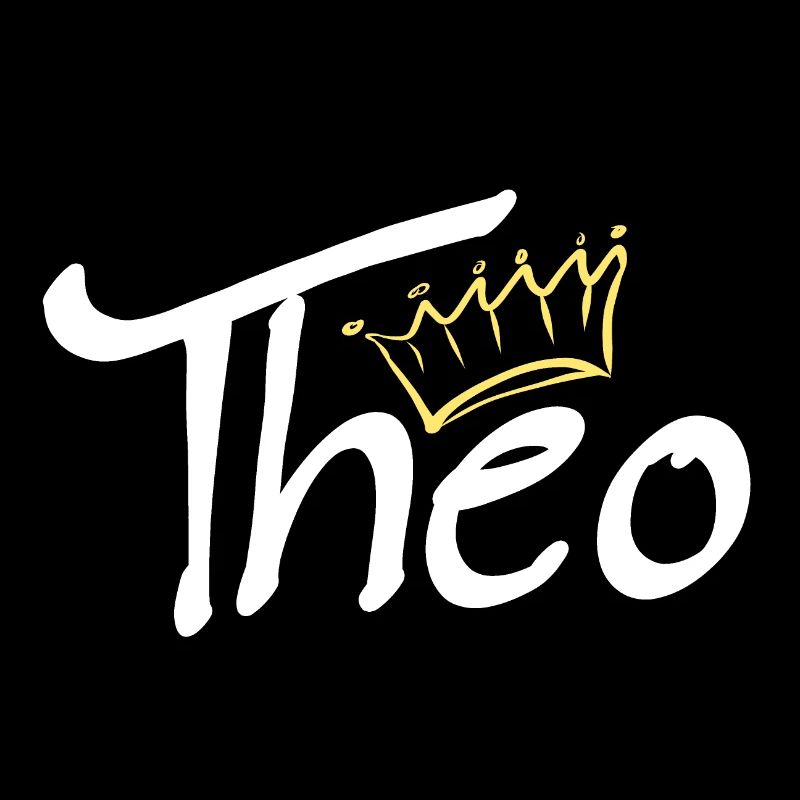 Crown name name tag Theo