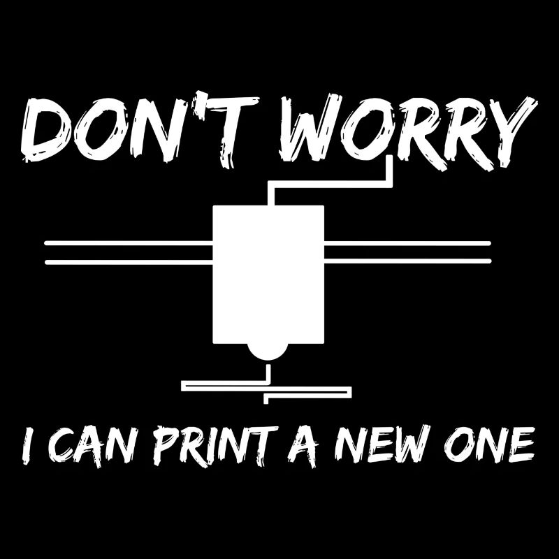 3D Printer Shirt 3D Druck TShirt Geschenkidee