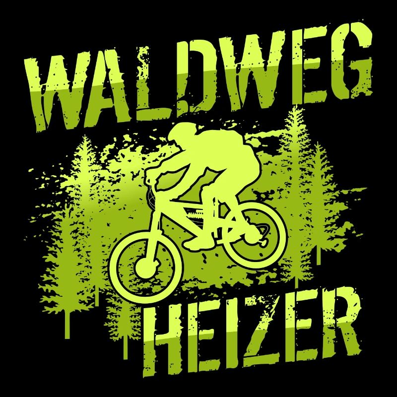 MTB Mountainbiker - Waldweg Heizer