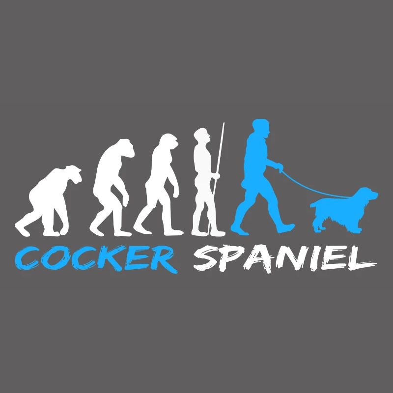 Englischer Cocker Spaniel Hundebesitzer Evolution