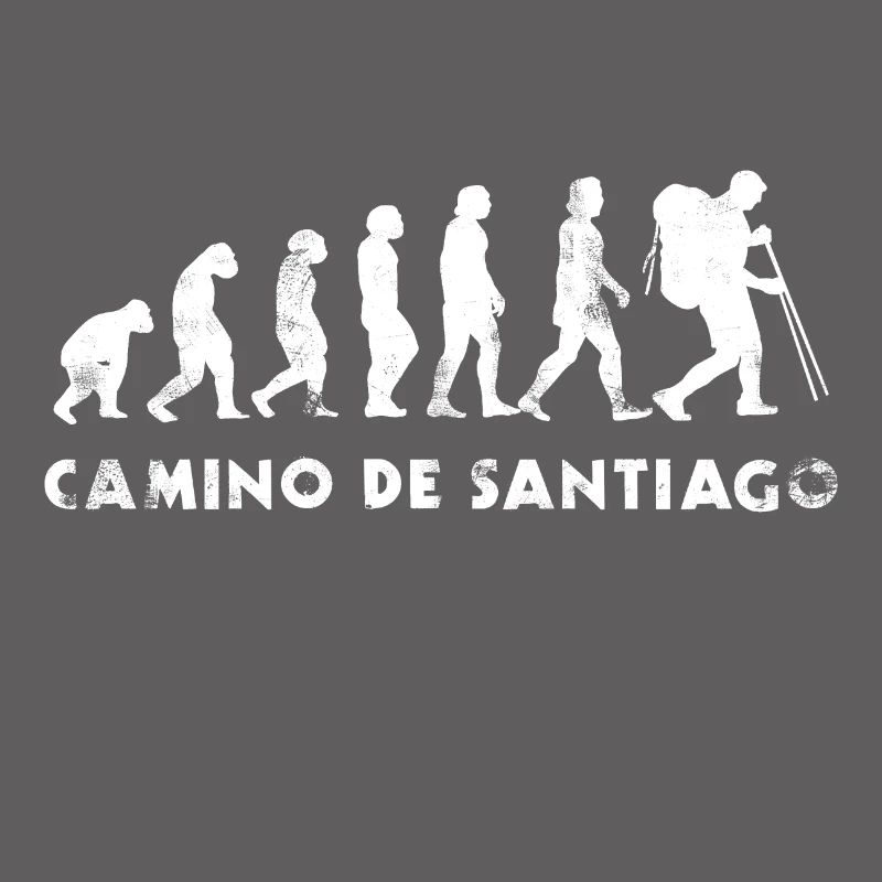 Jakobsweg Evolution Pilger Wanderer Geschenkidee