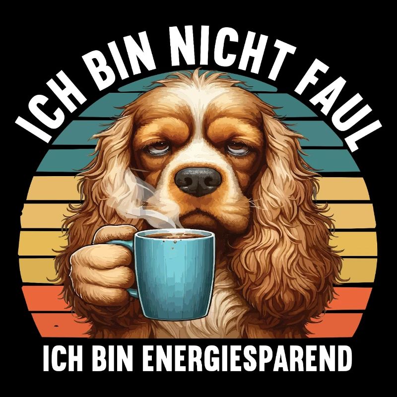 Ich Bin Nicht Faul Cocker Spaniel Spanielhund