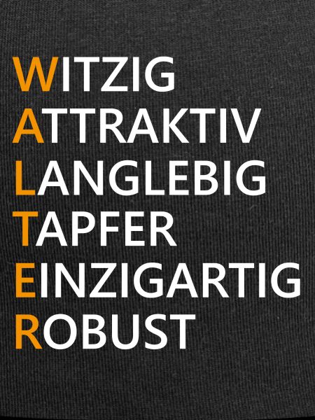 Walter Name Geschenk