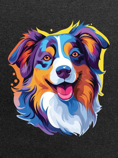 Australian Shepherd pop art