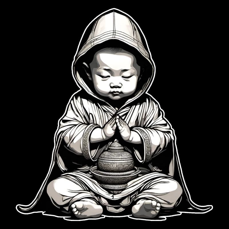 Mignon bébé Bouddha