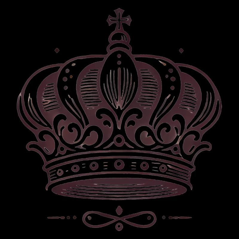 Conception de la couronne du Christ est roi