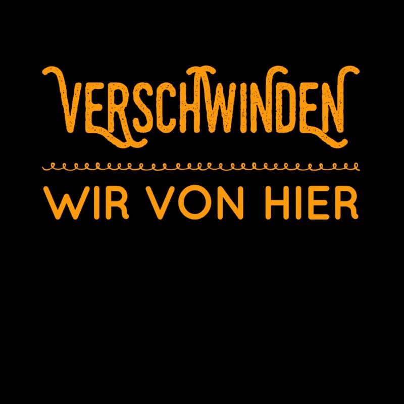 verschwinden wir