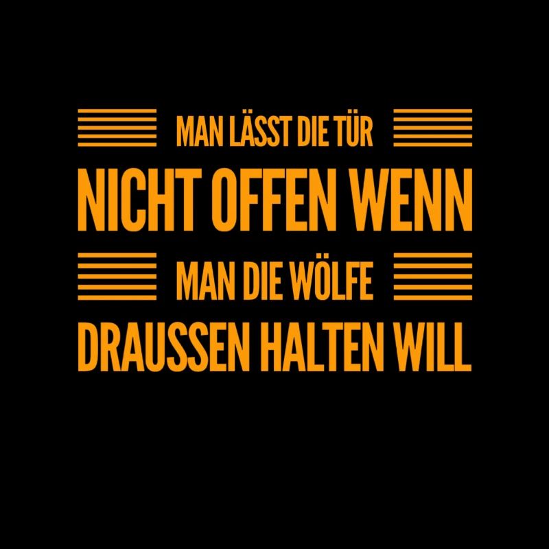 halte die Wölfe draußen
