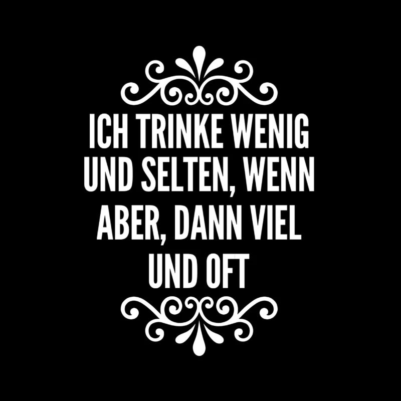 so halte ich es mit dem trinken