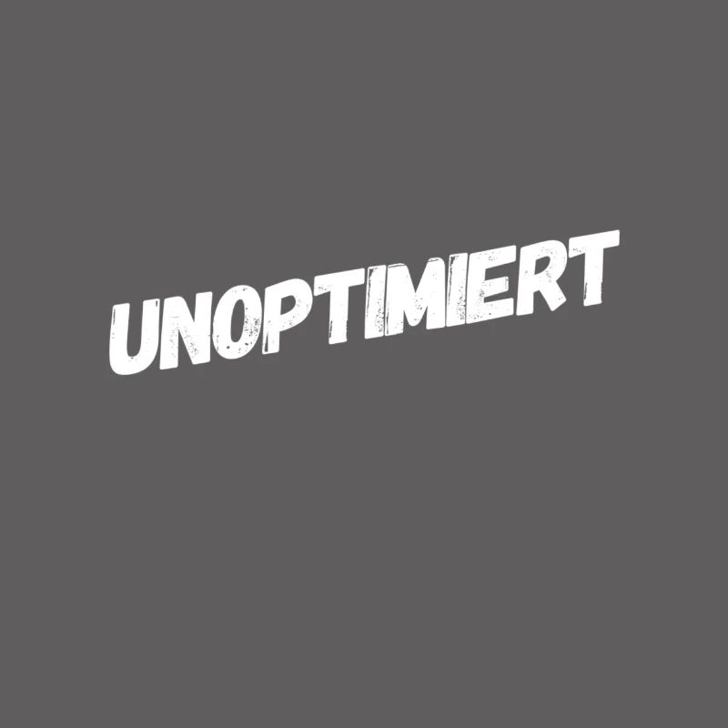 ich optimiere mich