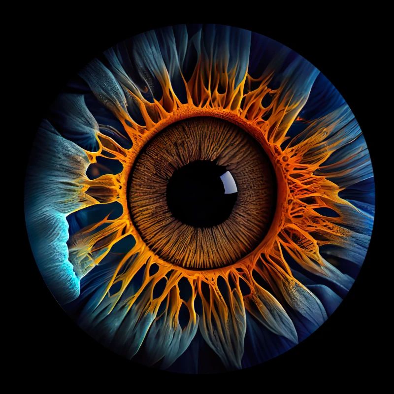 Un iris comme système d’identification biométrique