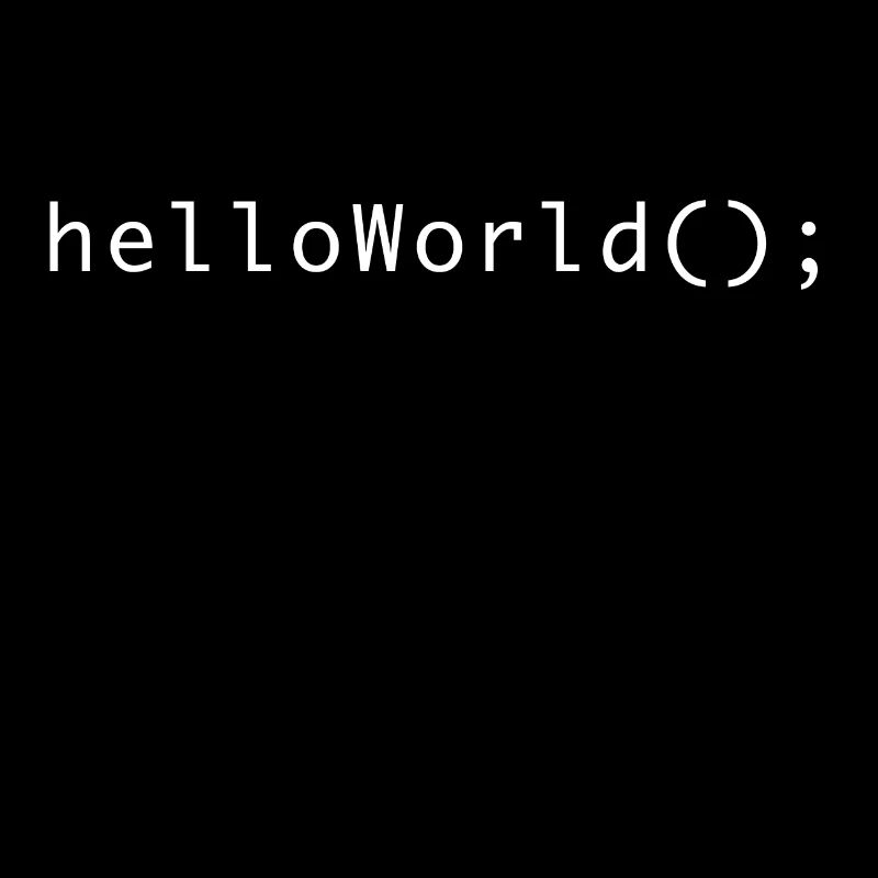 HelloWorld Program Code Coding Informatik
