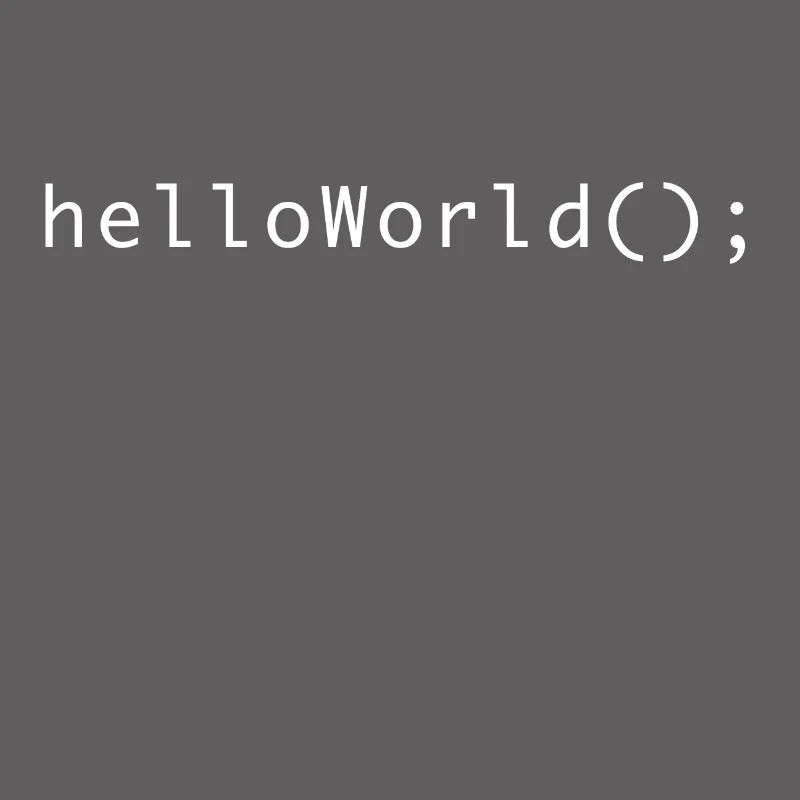 Code de programme HelloWorld Codage Informatik