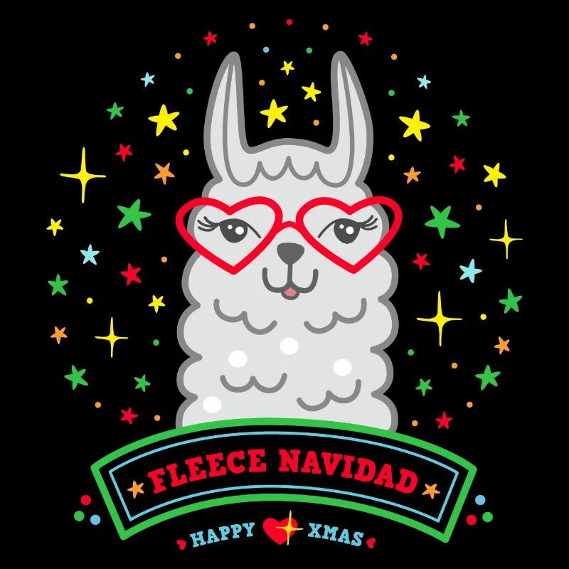 Lama Weihnachtspullover Weihnachtsgeschenk Alpaka