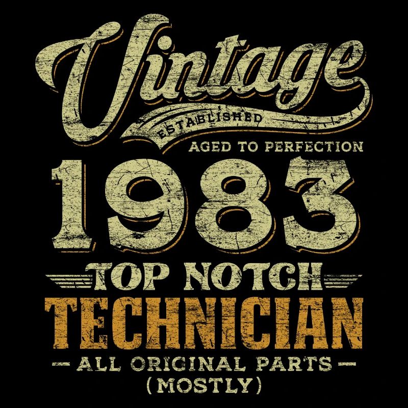 Vintage 1983 Top Notch Technician