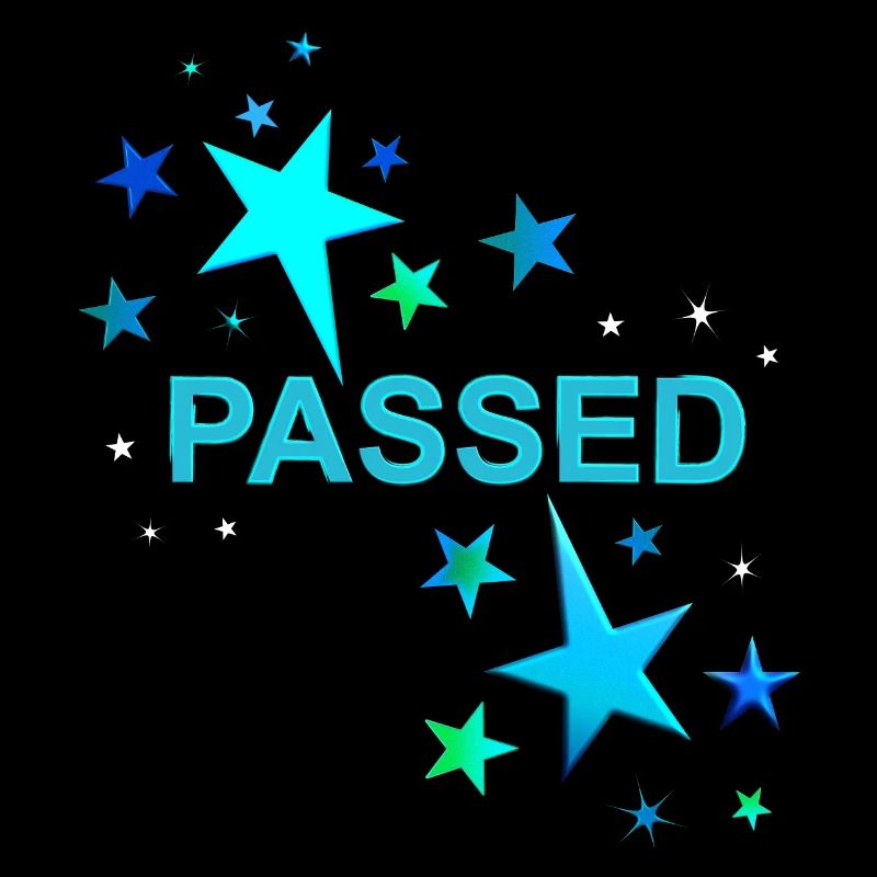 Driver's license passed training passed lobes