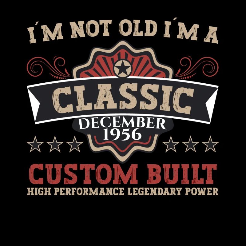 Classic December 1956 - 66th birthday gift