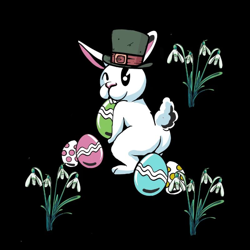 Easter eggs Easter festival Easter bunny rabbit child