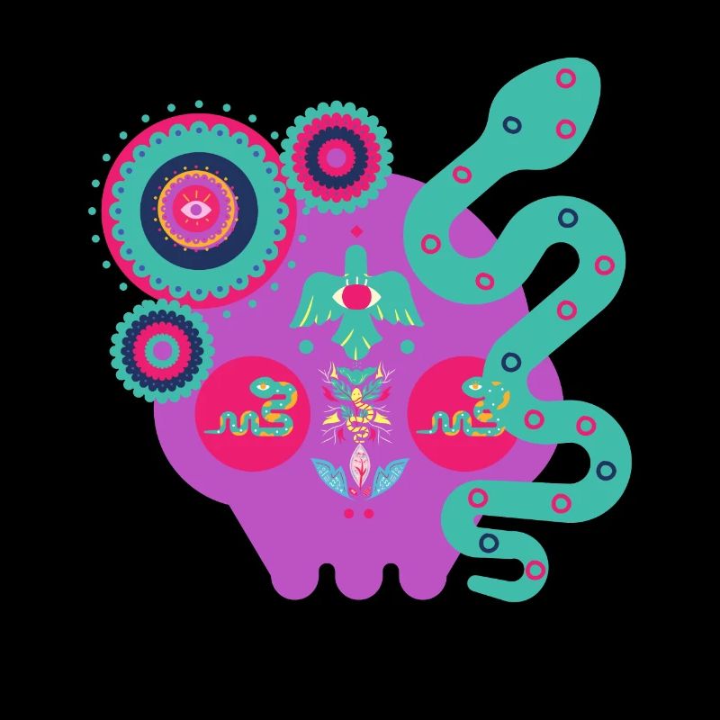 Forme de serpent abstrait