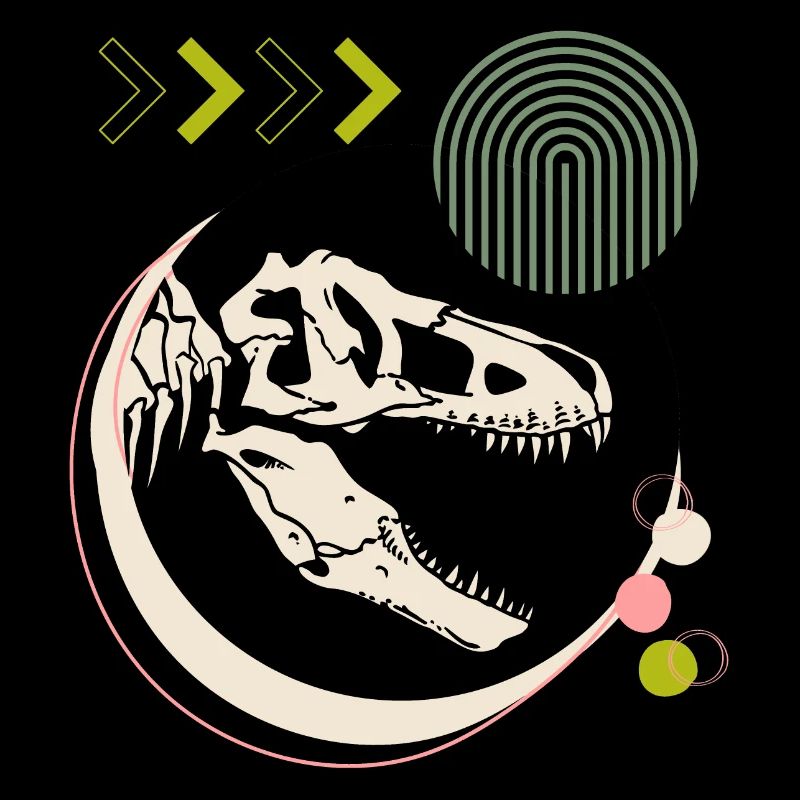 Dino 3, T-Rex, Skelett, wild world