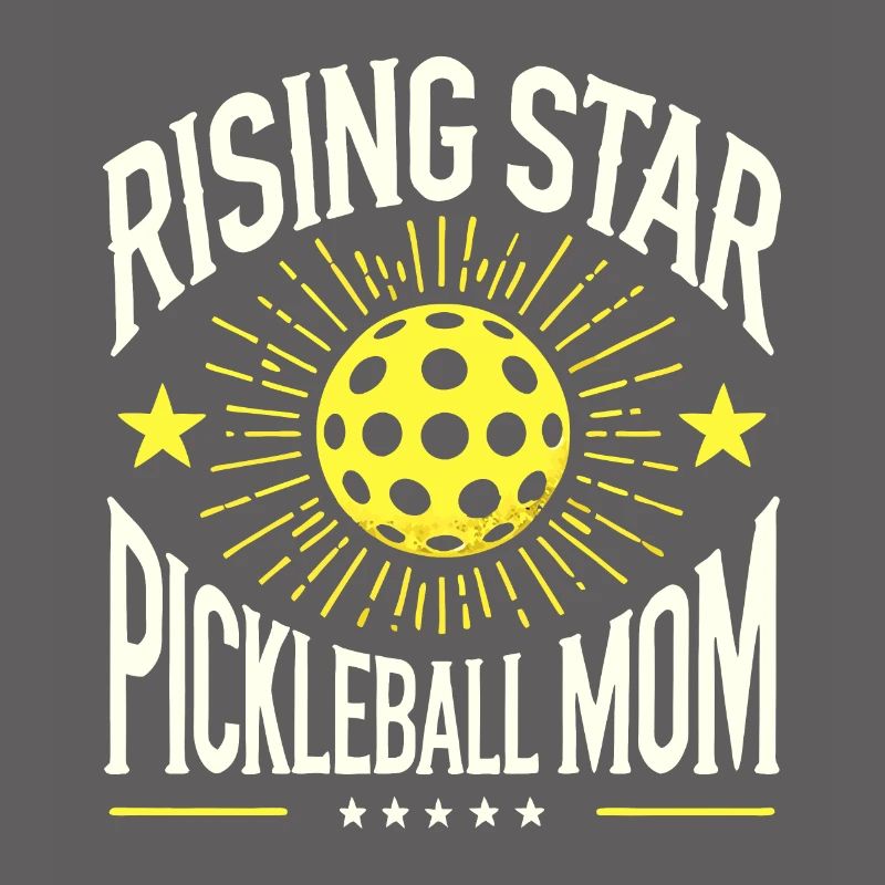 Pickleball Mama eines aufstrebenden Stars
