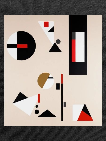 Abstract geometric composition