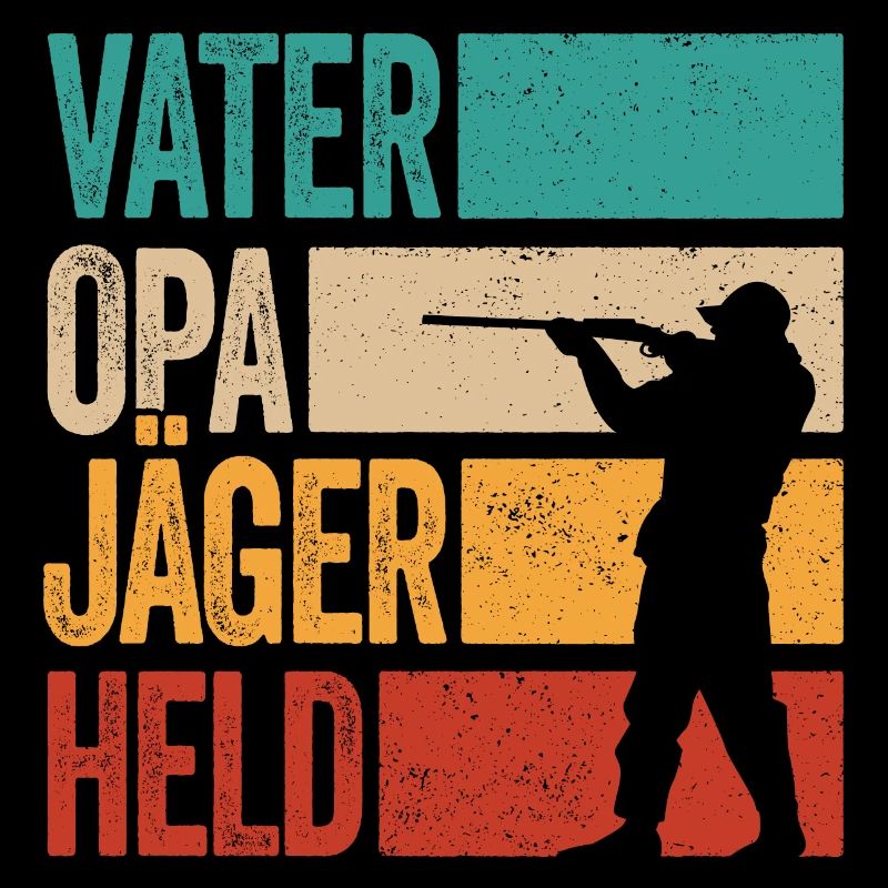 Vater Opa Jäger Held Rotwild Jagd Jagen Lustig