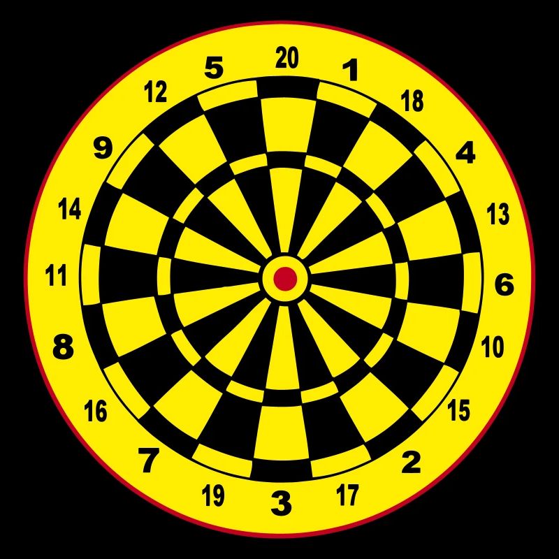 Fléchettes, fléchettes, fléchettes, autocollants, jeu de fléchettes
