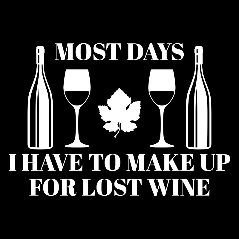 La plupart du temps, je dois rattraper le vin perdu