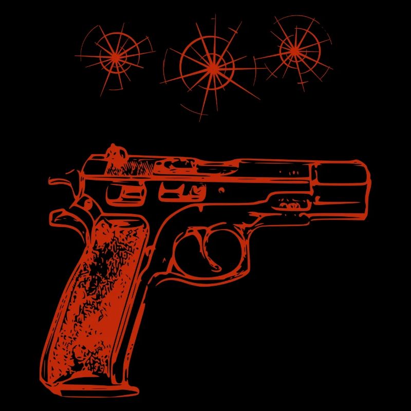 Waffe, Einschusslöcher