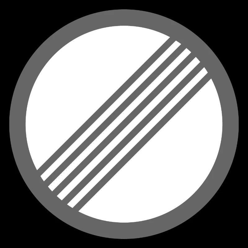 Verkehrsschild Geschwindigkeit Frei Autobahn