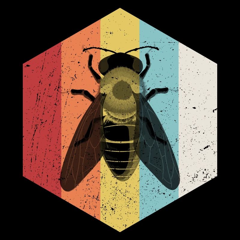 Bee Honey Bee BeeKeeper Retro