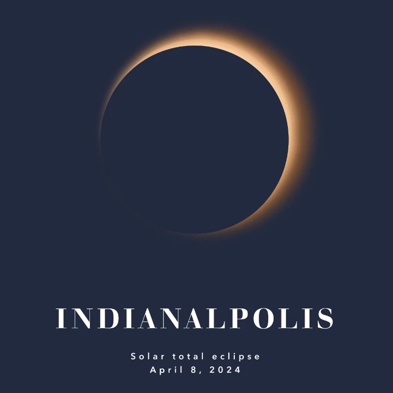 INDIANAPOLIS TOTAL SOLAR ECLIPSE 2024
