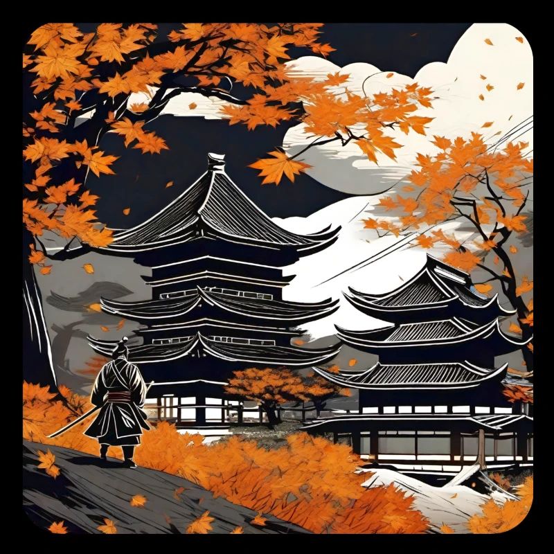Samurai im Herbst