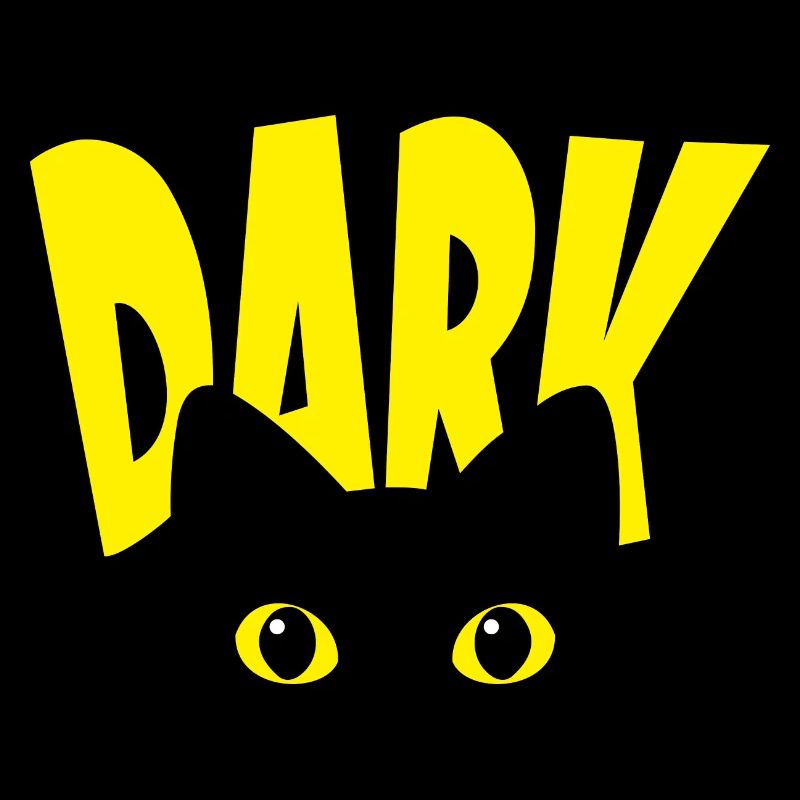 Dark Schwarze Katze