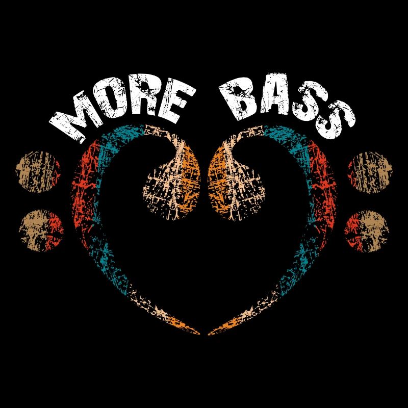 Plus de basses s’il vous plaît, grosse clé de fa