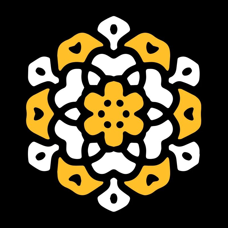 Blüte Blume Mandala