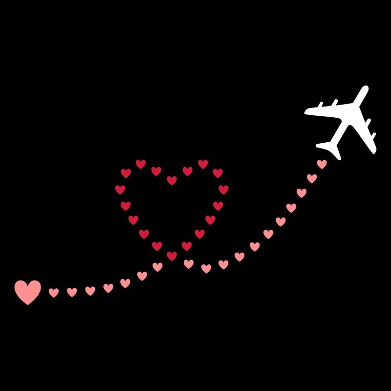 ★ Couleurs de conception modifiables ★ Avion, coeurs