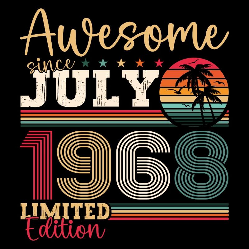 Awesome since Juli 1968 54. Geburtstag Herren Fun