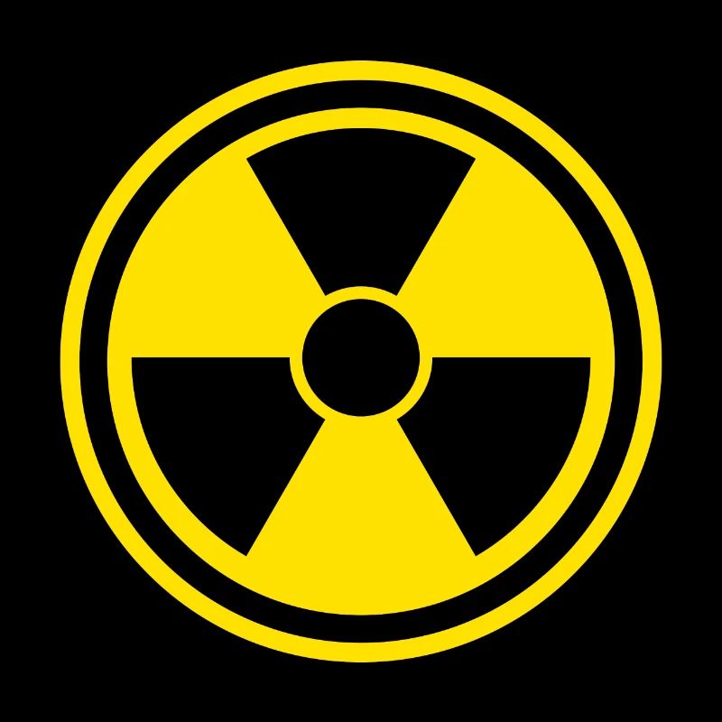 Warnschild Nuclear