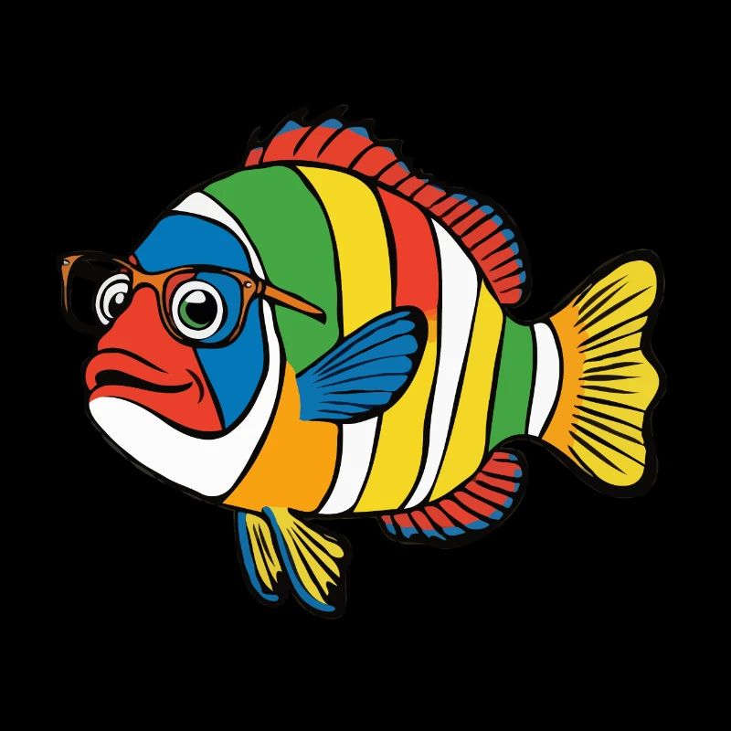 Fisch Bunte Nemo Brille Schwimmen
