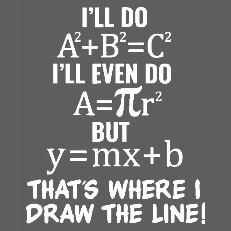 Tee shirt Math Math Basic Meme pour jeunes filles adolescentes et