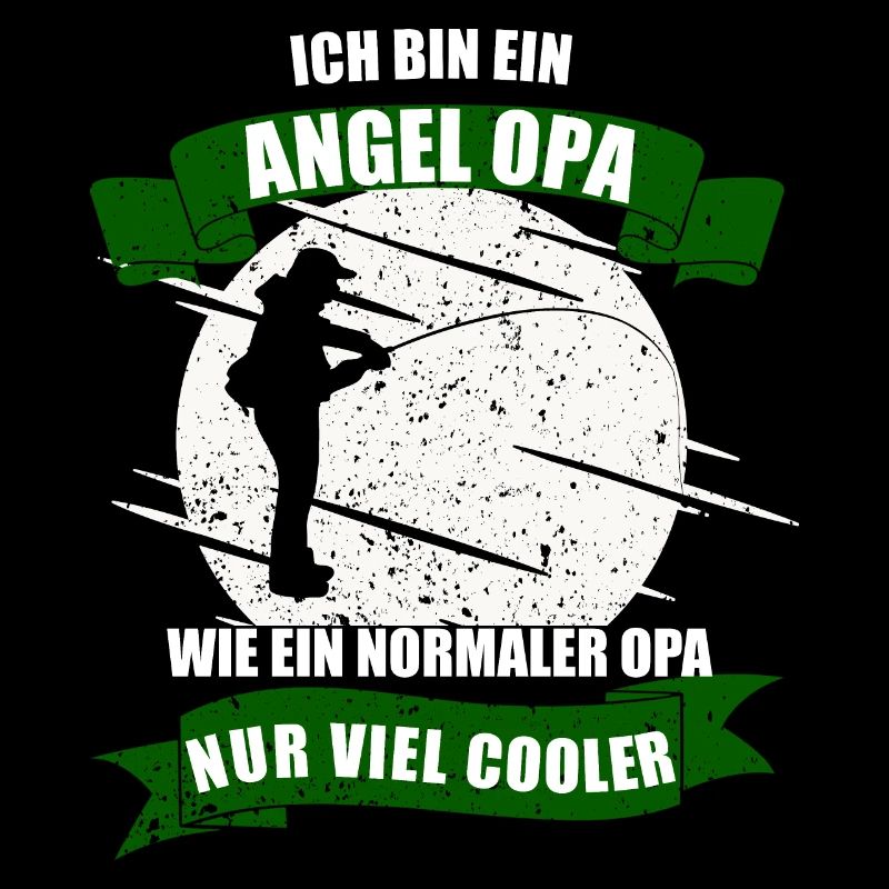 Angel Opa Angler Geschenkidee