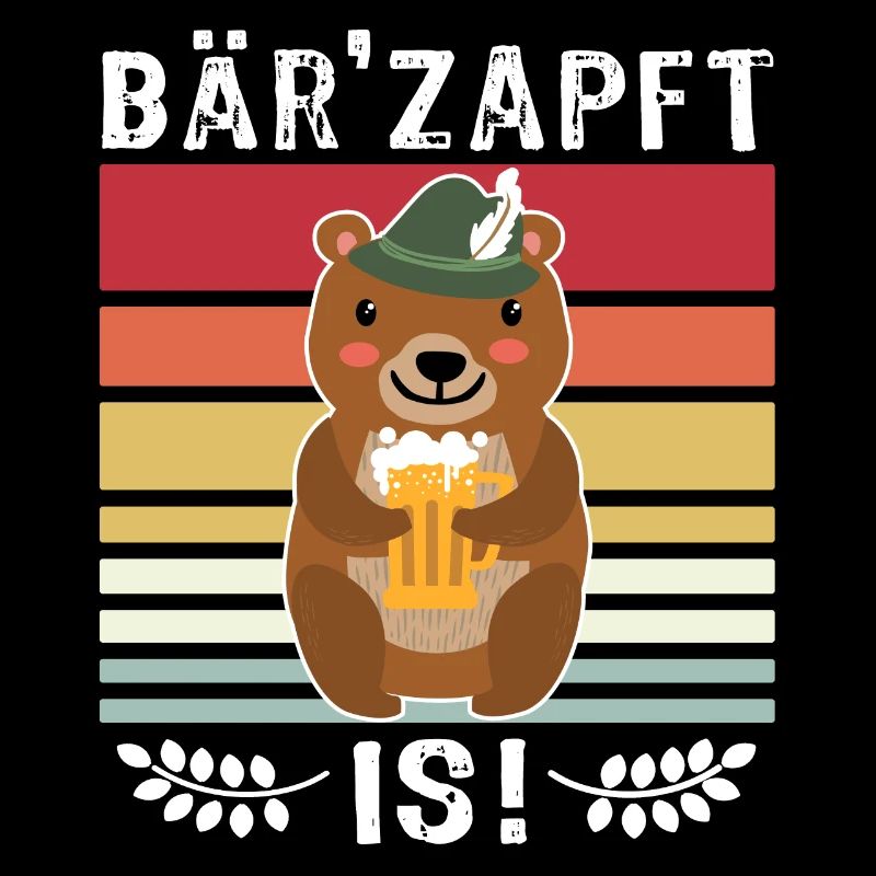 Bier Bierliebhaber Bär Biersprüche Biertrinker