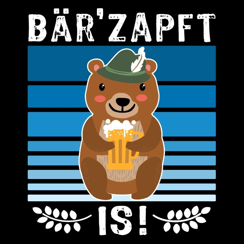 Bier Bierliebhaber Bär Biersprüche Biertrinker