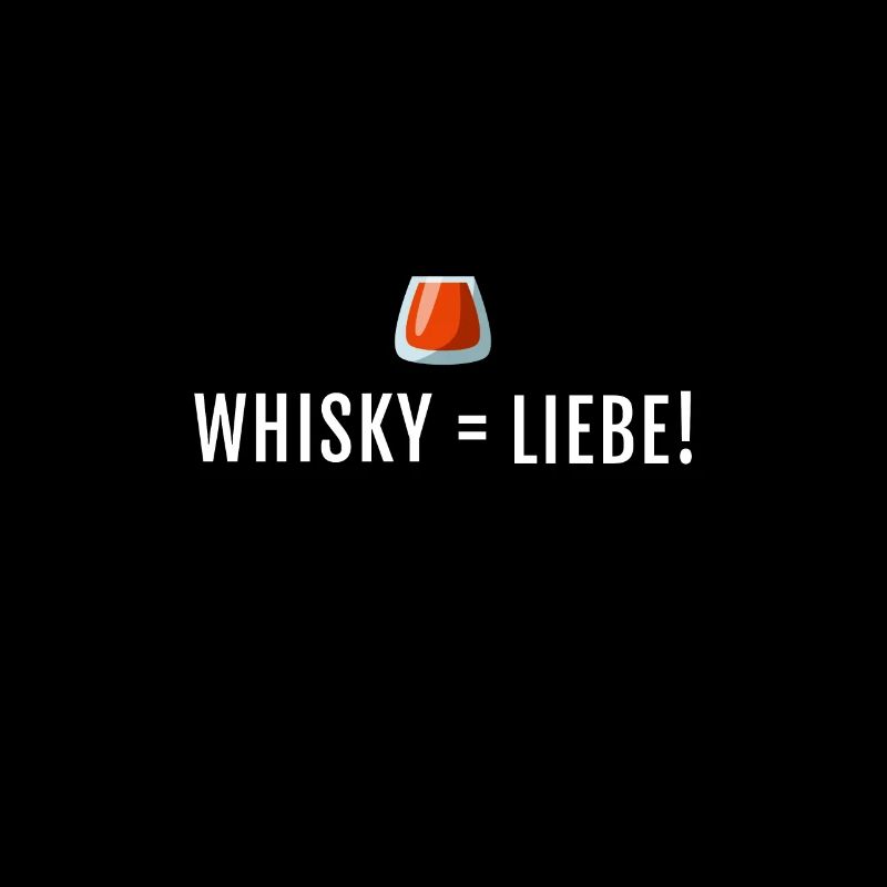 Whisky gleich liebe | Spruch Whisky