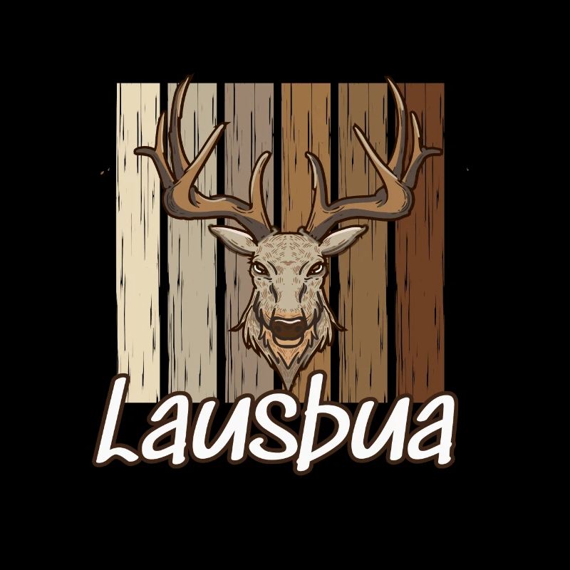 Lausbua Hirsch Lederhosen