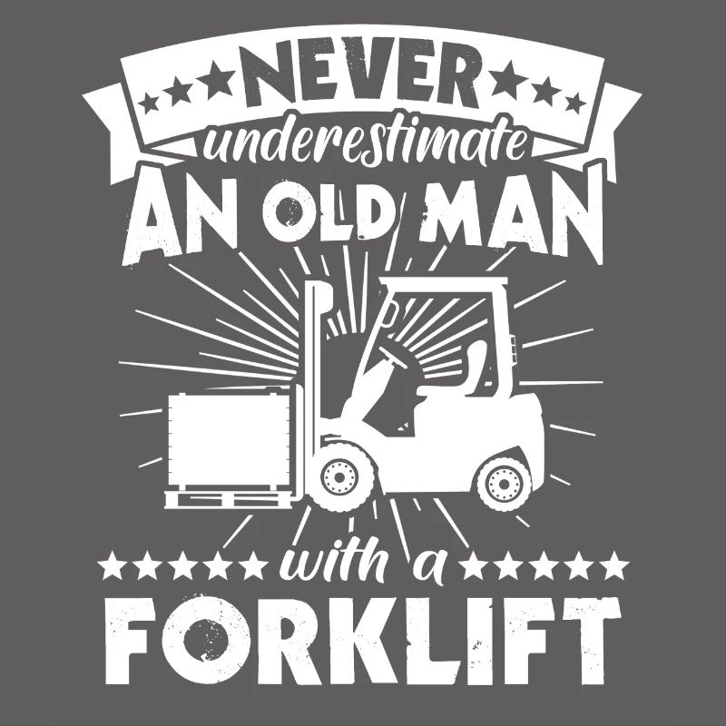 Underestimate man forklift